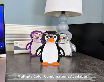 Penguin Eyeglasses Holder, Sunglasses Stand - Perfect Gift for the Penguin Lover in Your Life