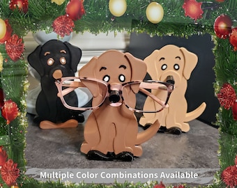 Labrador Eyeglasses Holder: Dog Glasses Stand, Last Minute Gift
