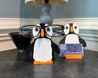 Puffin Eyeglasses Holder: Desk Organizer & Sunglasses Stand