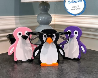 Penguin Eyeglasses Holder, Sunglasses Stand - Perfect Gift or Stocking Stuffer