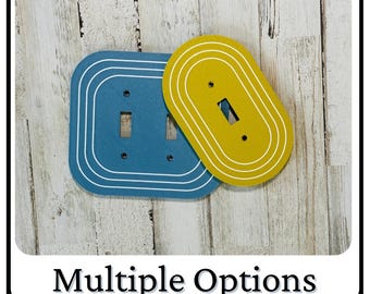 Vintage Vibes: Mid Century Modern Switch Plate Cover