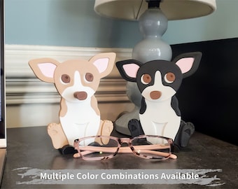 Chihuahua Eyeglasses Holder, Dog Glasses Stand and Unique Gift Idea