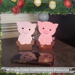 Pig iPhone & Android Stand: Fun Desk Phone Holder