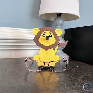 Lion Eyeglasses Holder, Lion Glasses Stand and Christmas Gift Idea