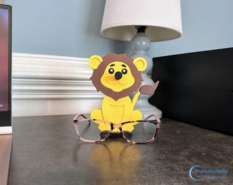 Lion Eyeglasses Holder, Lion Glasses Stand and Christmas Gift Idea