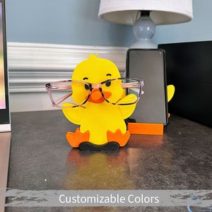 Duck Eyeglasses Holder, Duck Glasses Stand, Glasses Holder, Kids Gift Idea