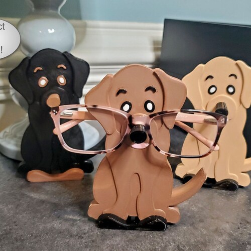 Lab Glasses Holder Labrador Eyeglasses Holder Teddy Bear Etsy