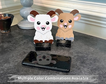 Goat iPhone Stand: Quirky Desk Phone Holder, Fun Tech Gift
