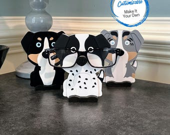 Aussie Eyeglasses Holder or Sunglasses Holder makes a unique Stocking Stuffer