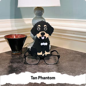 Personalizable and Customizable Bernedoodle Eyeglass Holder