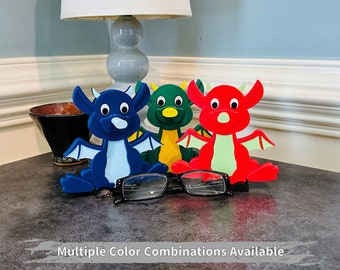 Dragon Eyeglasses Holder, Monster Eyeglass Stand and Unique Kids Gift Idea