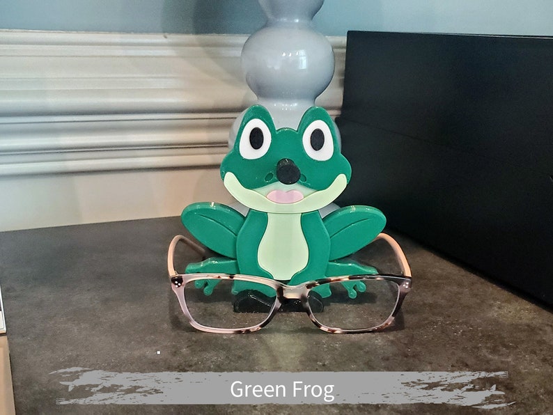 Green Frog Eyeglass Holder