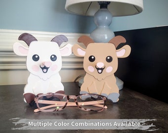 Goat Eyeglasses Holder: Unique Animal Glasses Stand