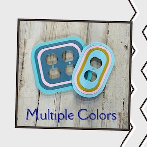 MCM Multi-Color Oval Outlet Plates