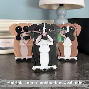 Boxer Eyeglasses Holder, Boxer Glasses Stand, Unique Gift Idea