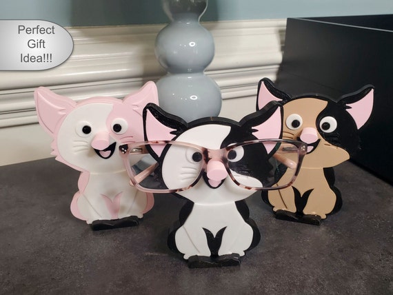 Cat Eyeglasses Holder, Cat Eyeglass Stand, Glasses Holder