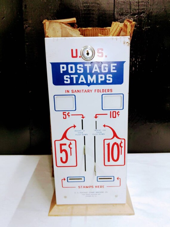 Vintage US Postage Stamp Machine 5cent or 10cent Coin Op With Etsy