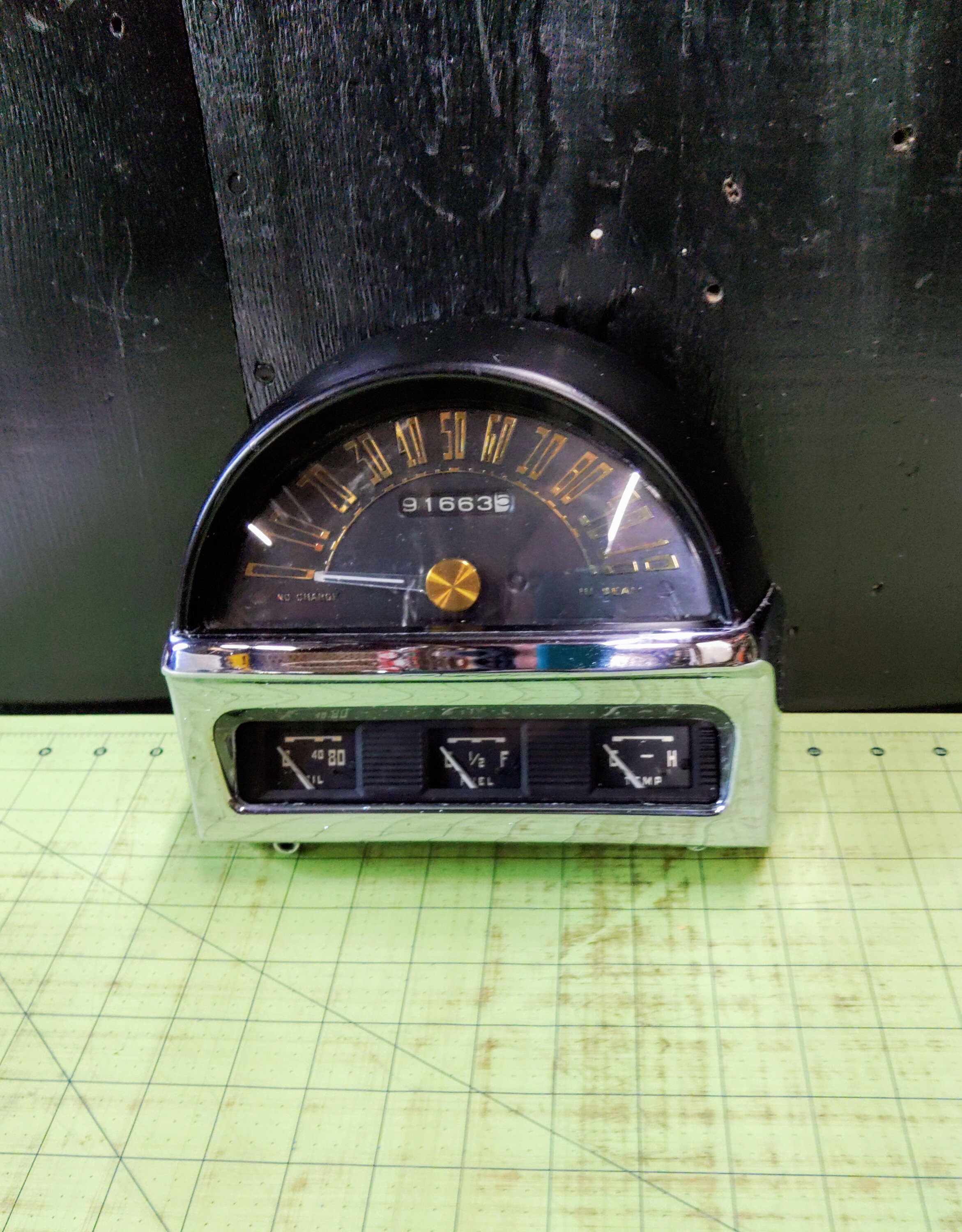 1951 NASH Statesman Ambassador Dashboard Instrument Gauge Cluster