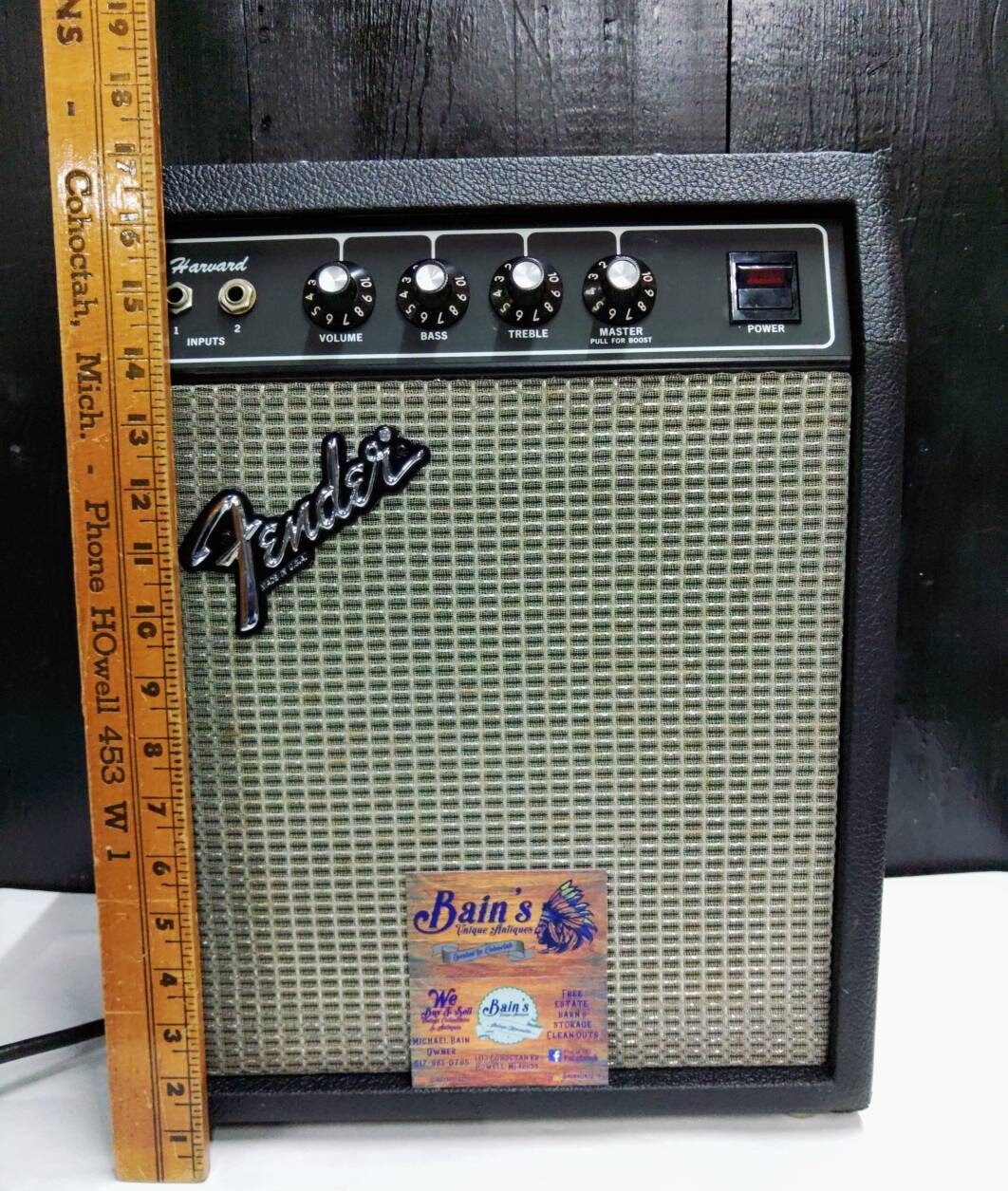 Vintage 1980s FENDER HARVARD Amp Electric Guitar Amplifier Etsy