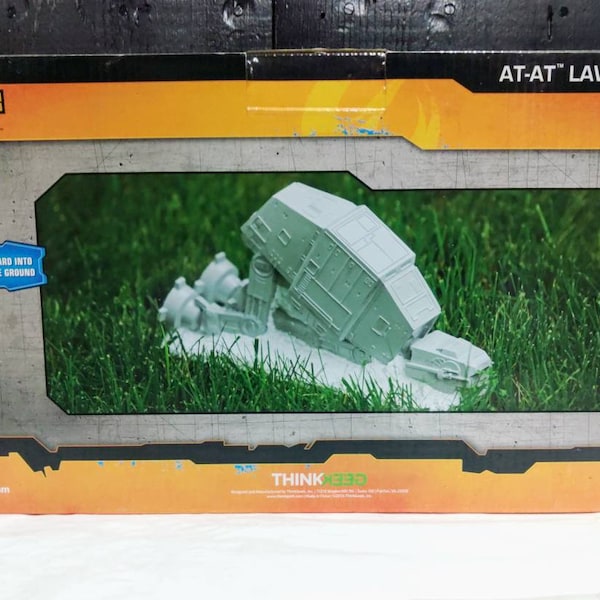 Star Wars AT AT Lawn Ornament 2014 Disney ThinkGeek Lucas Films Rare NIB