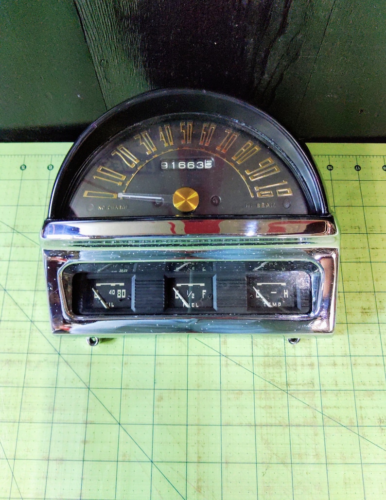 1951 NASH Statesman Ambassador Dashboard Instrument Gauge Cluster