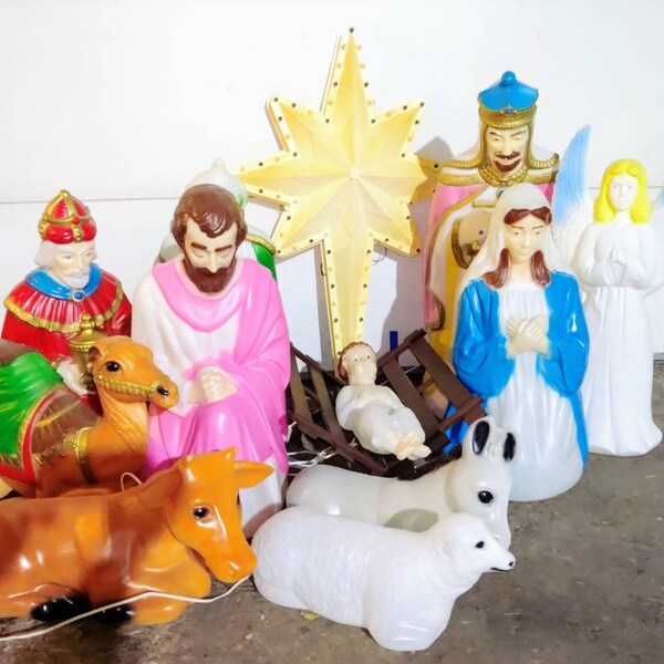 Ears Only for Nativity Donkey Blow Mold From TPI