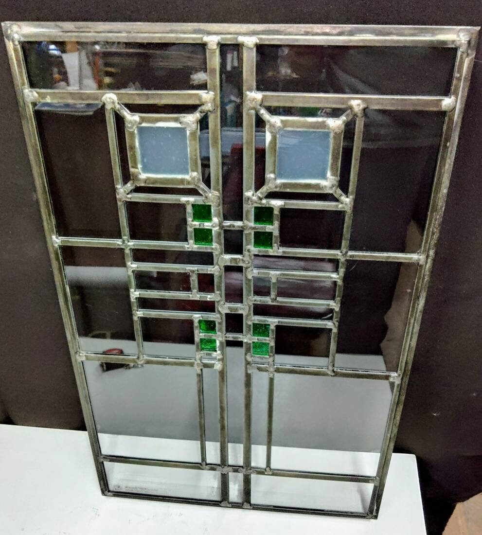 Frank Lloyd Wright Andersen Art Glass Stained Glass Window Etsy
