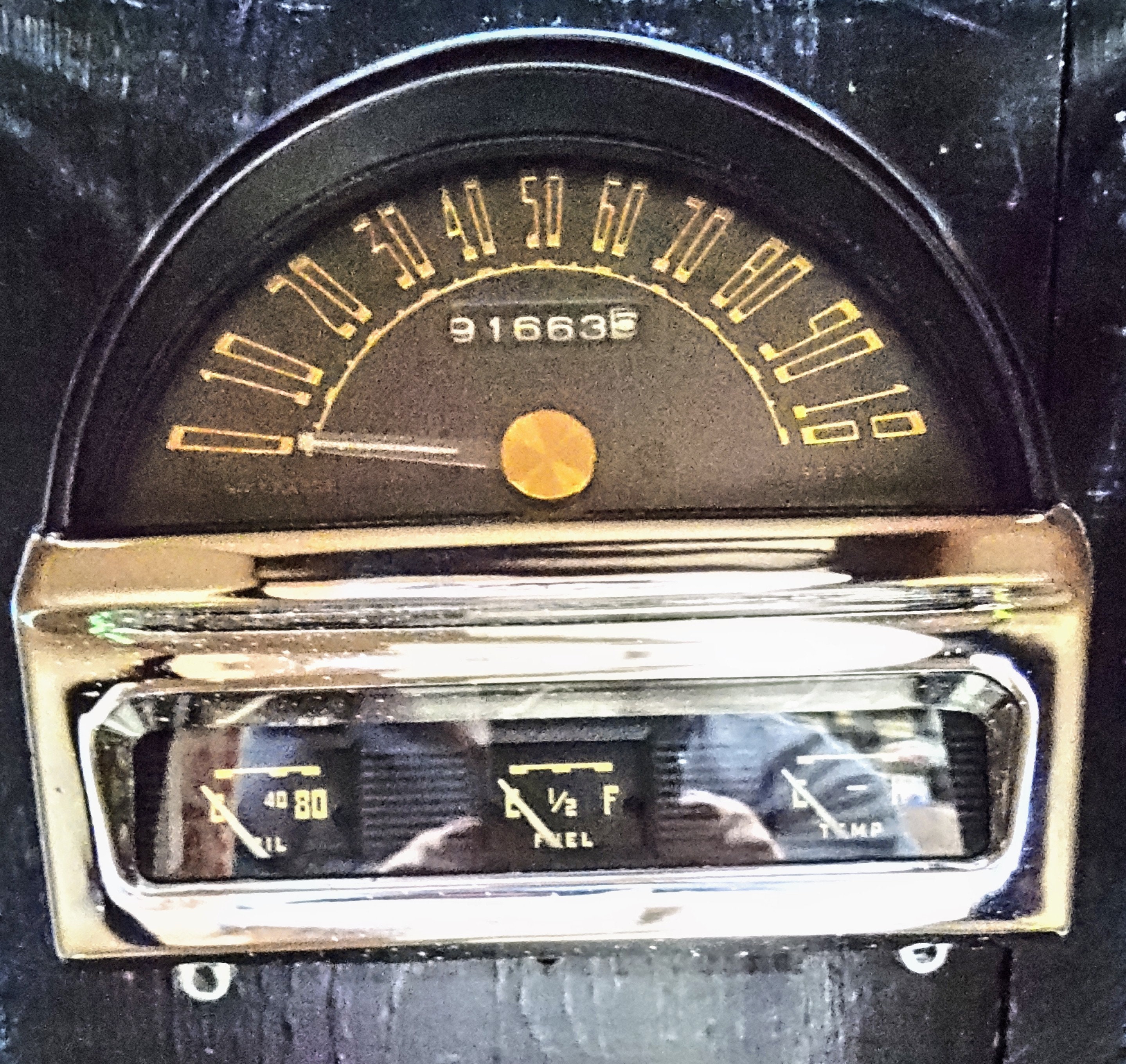 1951 NASH Statesman Ambassador Dashboard Instrument Gauge Cluster