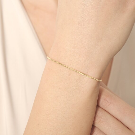 Glorious Triple Chain Gold Bracelet