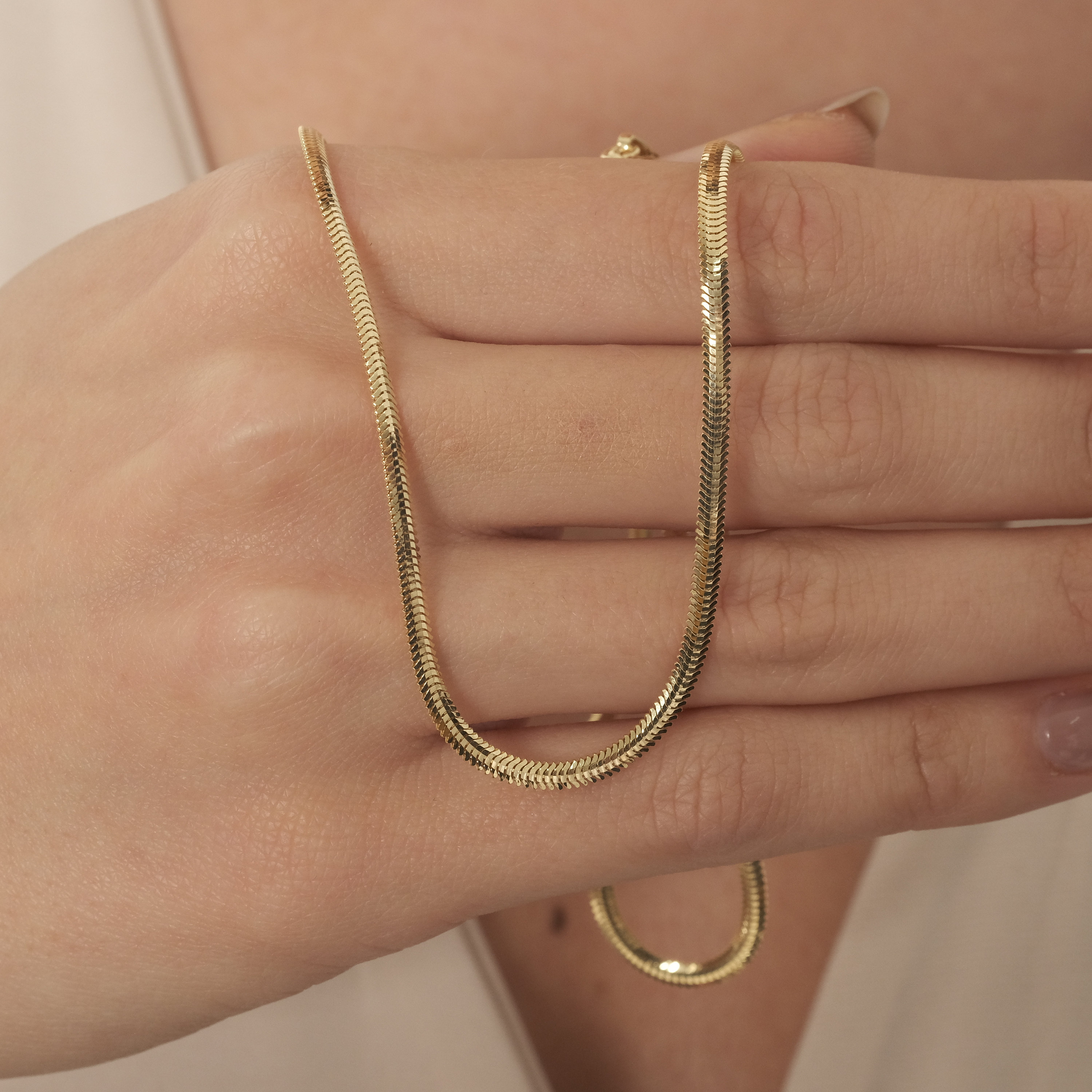 14k Gold Snake Necklace, Handmade Chain Snake Necklace, 2.15mm Width Snake Chain, Gold Snake Chain, Polished Herringbone Chain, Gift for Her - Etsy 14k Gold Snake Necklace, Handmade Chain Snake Necklace, 2.15mm Width Snake Chain, Gold Snake Chain, Polished Herringbone Chain, Gift for Her - Etsy
