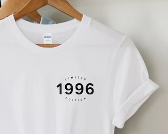 30th birthday gift shirt, Limited Edition 1996, 30th Birthday Shirt, Birthday Gifts for him and her, 30th Birthday Present, Unisex