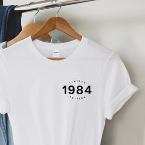 40th birthday gift shirt, Limited Edition 1984, 40th Birthday Shirt, Birthday Gift for him and her, 40th Birthday Present, Unisex