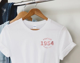 70e verjaardag cadeau shirt, Limited Edition 1954, 70e verjaardag shirt, verjaardagscadeau voor hem en haar, 70e verjaardagscadeau, Unisex