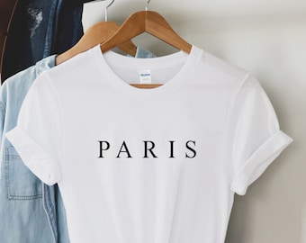 T-shirt parisien, cadeau pour un amoureux de Paris, cadeau parisien, fille parisienne, déménagement à Paris, cadeau français, cadeau, cadeaux pour elle