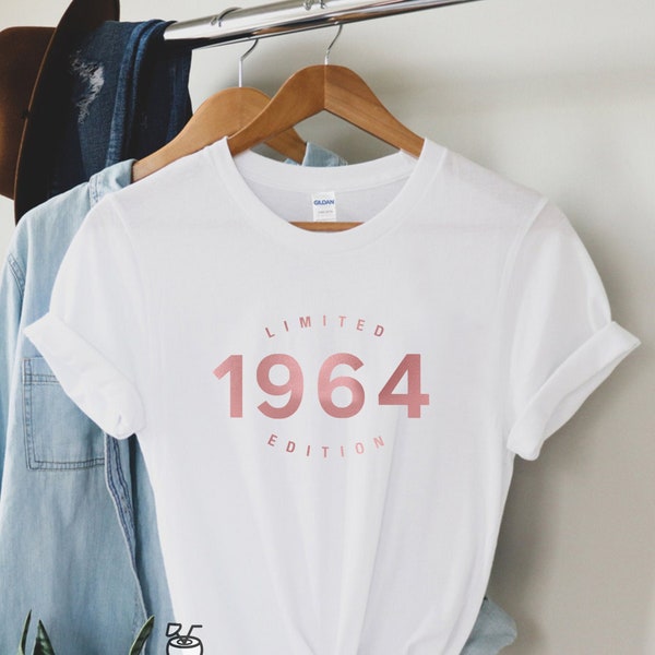 60th birthday gift shirt, Limited Edition 1964, 60th Birthday Shirt, Birthday Gift for him and her, 60th Birthday Present, Unisex