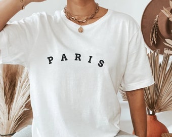 T-shirt parisien, cadeau pour un amoureux de Paris, cadeau parisien, fille parisienne, déménagement à Paris, cadeau français, cadeau, cadeaux pour elle