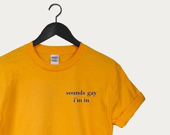Suena gay, estoy en camiseta.