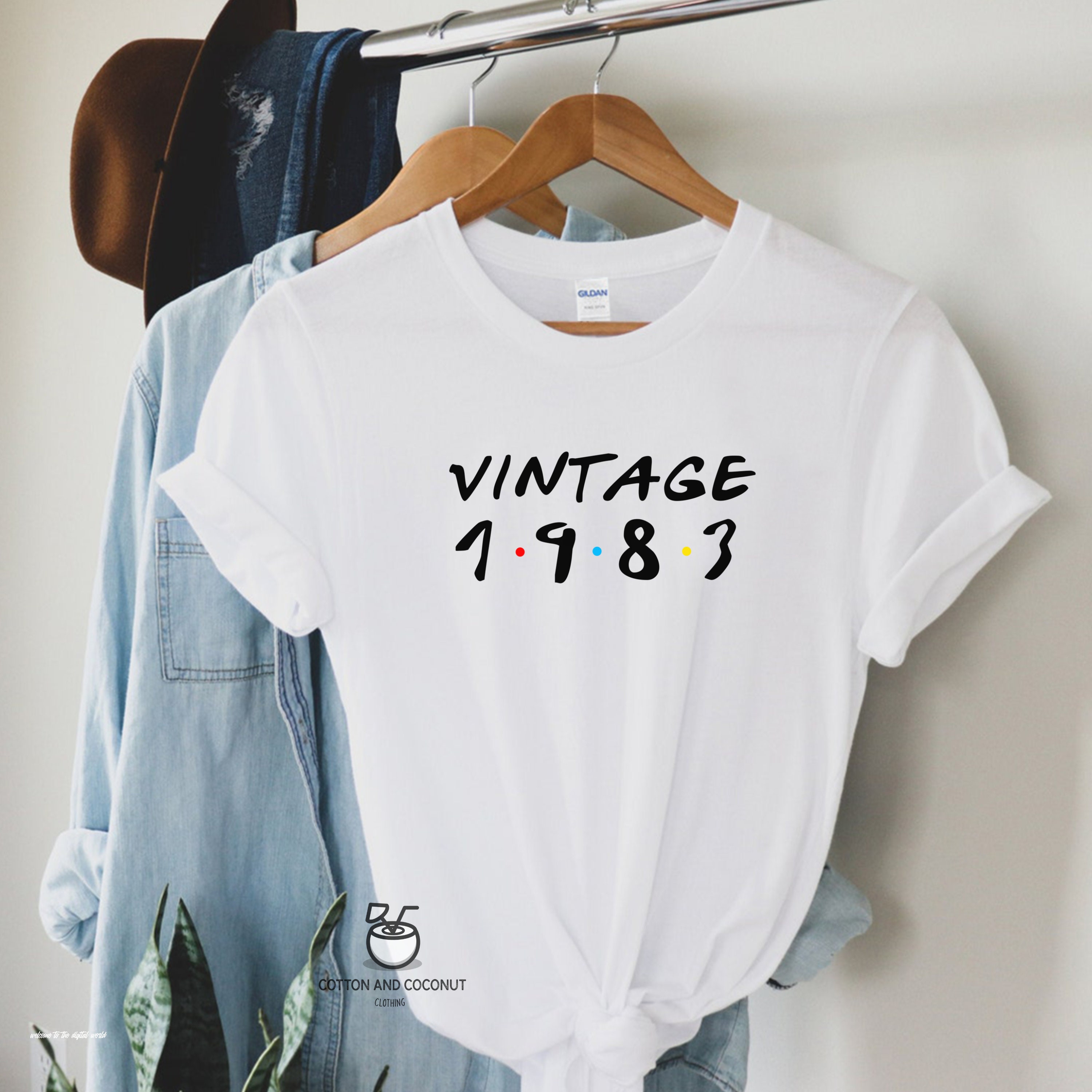 Discover 40th birthday gifts shirt Birthday Shirt vintage 1983 T-Shirt