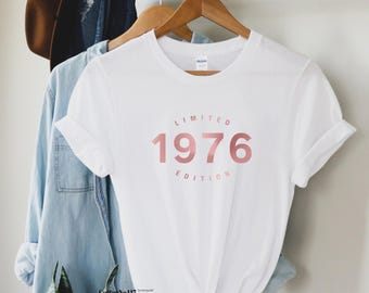 1976 Birthday TShirt, 50th Birthday Gifts for Women, 50th Birthday Tshirt, Vintage 1976 Birthday Shirt, Birthday Gift for Mum Grandpa