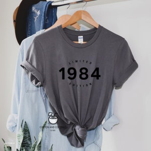 40.Geburtstag Shirt, Limitierte Auflage 1984, 40.Geburtstag Shirt, Geburtstagsgeschenk für Sie und Ihn, Unisex Bild 7