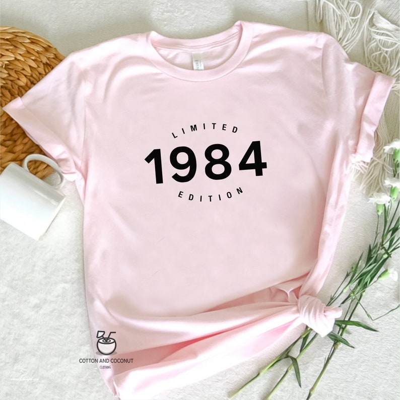40.Geburtstag Shirt, Limitierte Auflage 1984, 40.Geburtstag Shirt, Geburtstagsgeschenk für Sie und Ihn, Unisex Bild 2