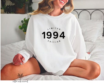 30 Jahre Geburtstag Sweatshirts, Limited Edition 1994, 30 Jahre Shirt, Geburtstagsgeschenke für Sie und Ihn, Unisex