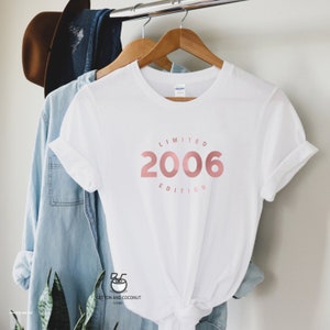 18th birthday gift shirt, Limited Edition 2007, 18th Birthday Shirt, Birthday Gifts for him and her, 18th Birthday Present, Unisex