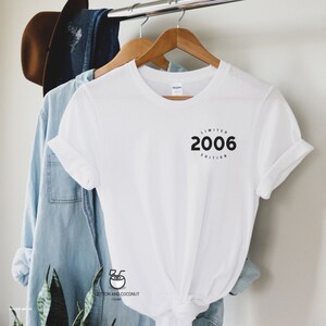 18th birthday gift shirt, Limited Edition 2007, 18th Birthday Shirt, Birthday Gifts for him and her, 18th Birthday Present, Unisex