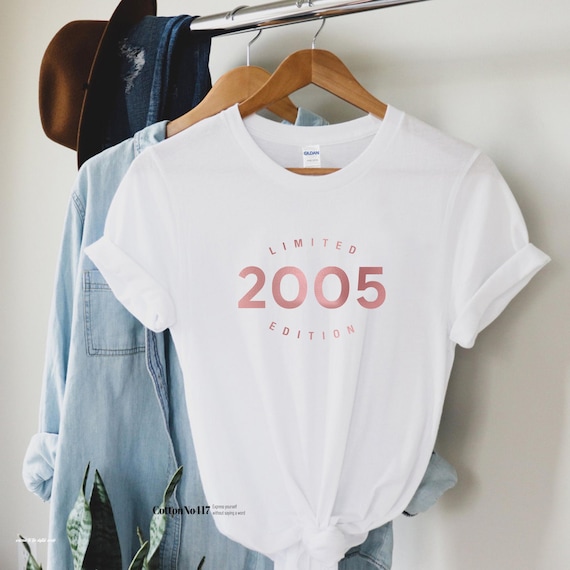 21st birthday gift shirt, Limited Edition 2005, 21st Birthday Shirt, Birthday Gift for him and her, 21st Birthday Present, Unisex