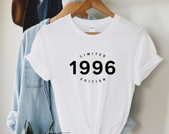 30th birthday gift shirt, Limited Edition 1996, 30th Birthday Shirt, Birthday Gifts for him and her, 30th Birthday Present, Unisex