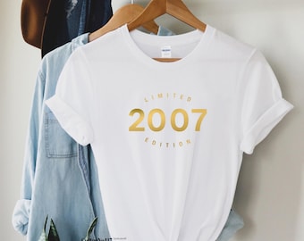 18th birthday gift shirt, Limited Edition 2008, 18th Birthday Shirt, Birthday Gifts for him and her, 18th Birthday Present, Unisex