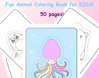 50 Animal Coloring Pages