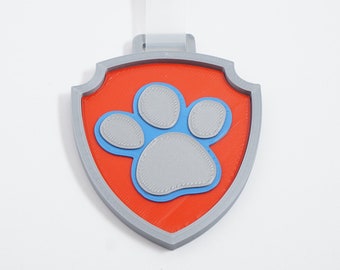 Paw Patrol inspired badges for costume or birthday