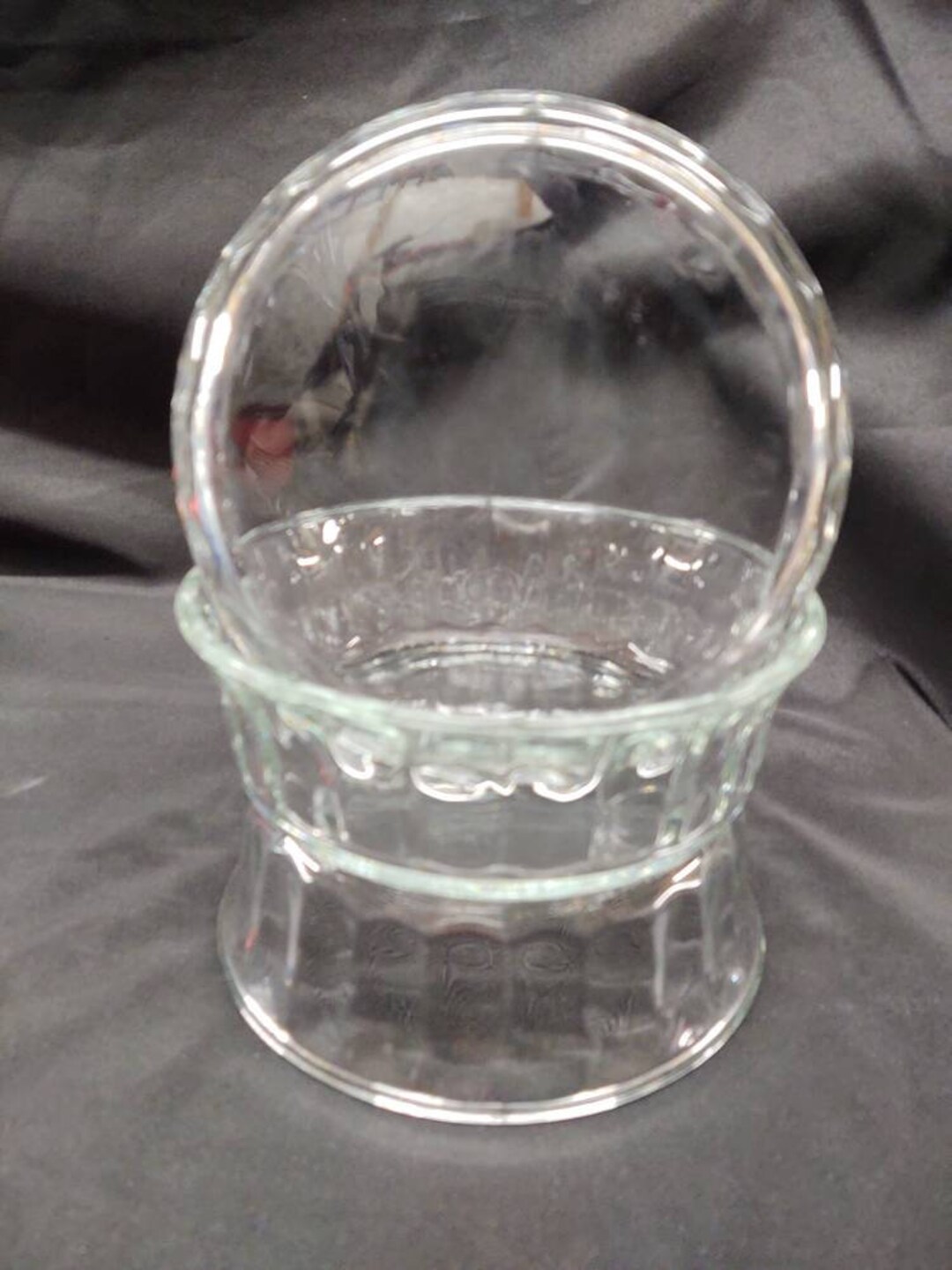 Vintage Ribbed Glass Bowls 7.5 X 2.5 Pyrex Etsy